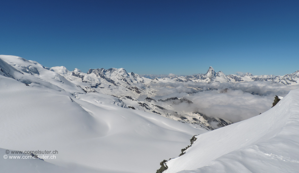 und auch das Matterhorn 4478m.