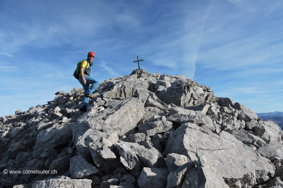 Ankunft auf dem Höch Turm 2666m.