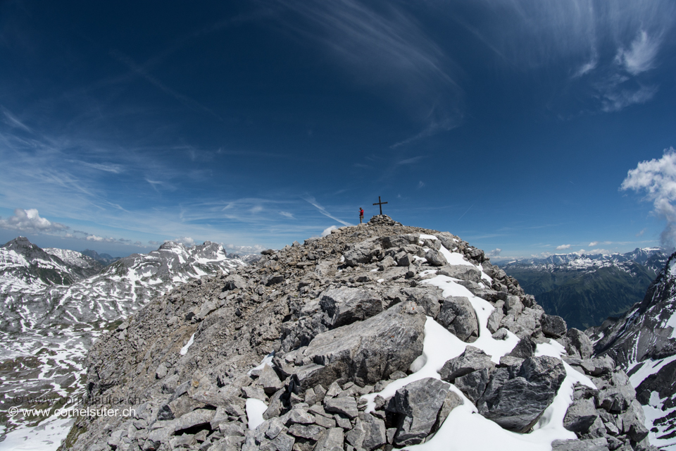 Ein toller Tag zum Bergsteigen am Höch Turm 2666m.
