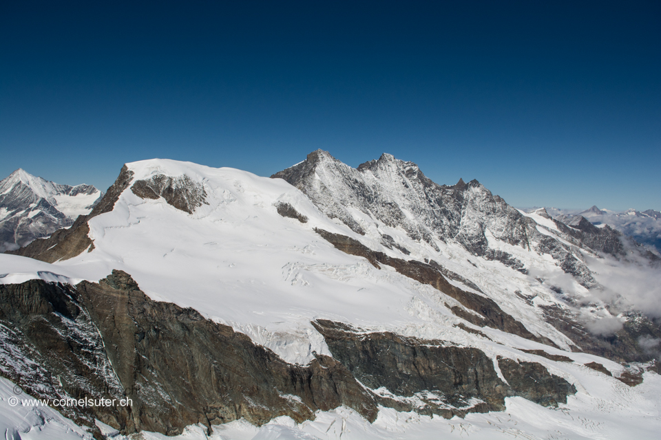 Weisshorn 4506m und die Mischabel...