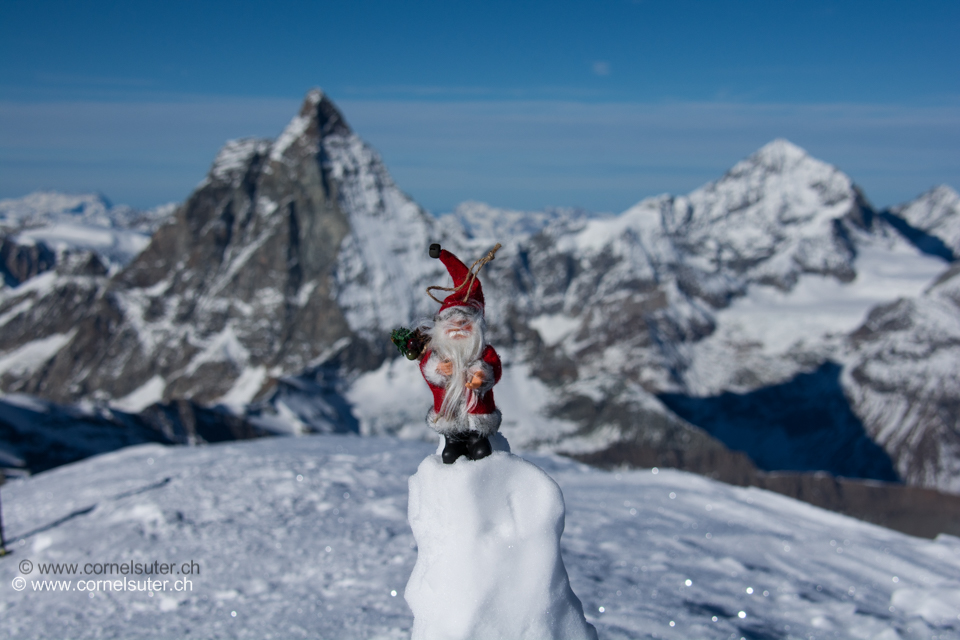 Hochtour am 4.Advent 2015 auf einen 4tausender auf das Breithorn 4164m.