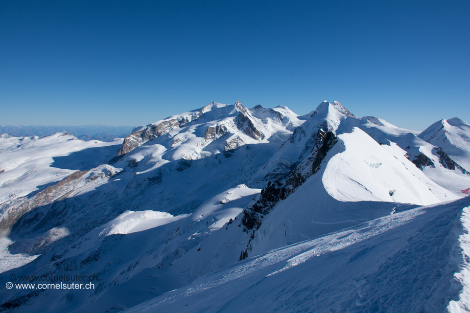 Aussicht zum Monte Rosa