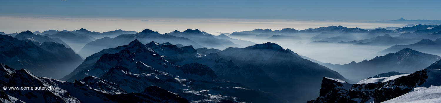 Sicht nach Italien