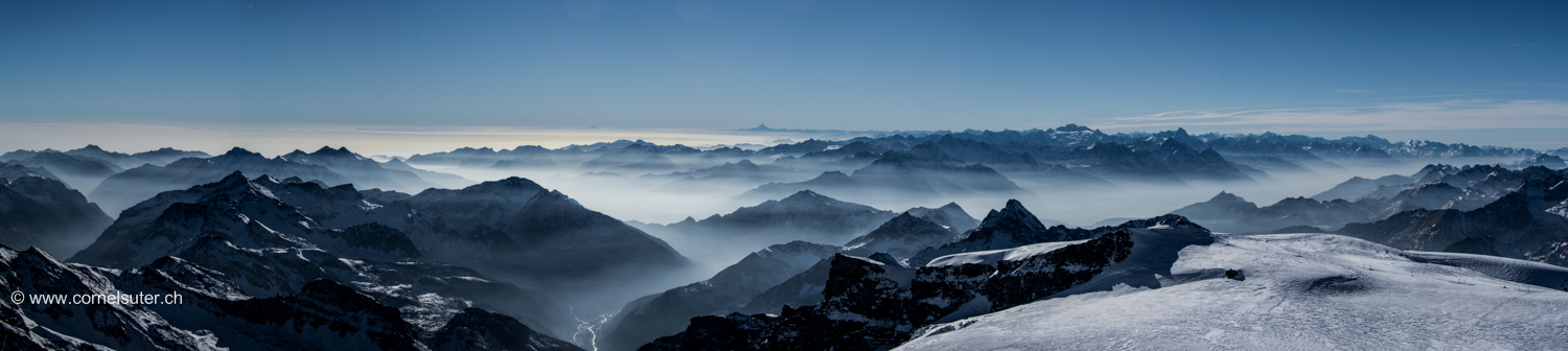 Sicht nach Italien
