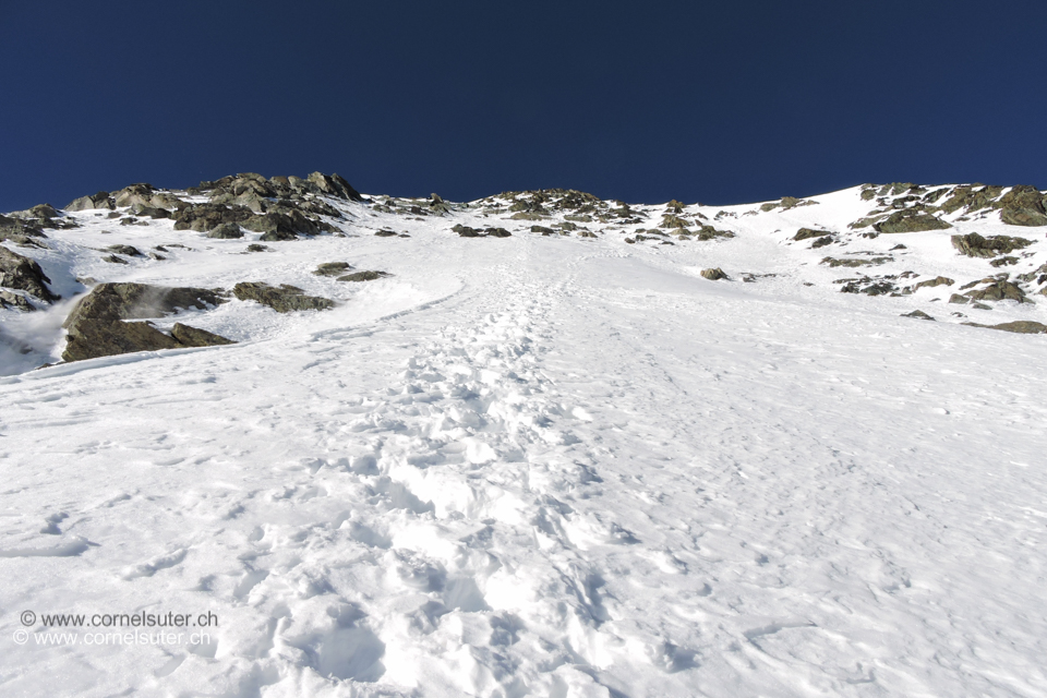 Dann wieder Schnee.