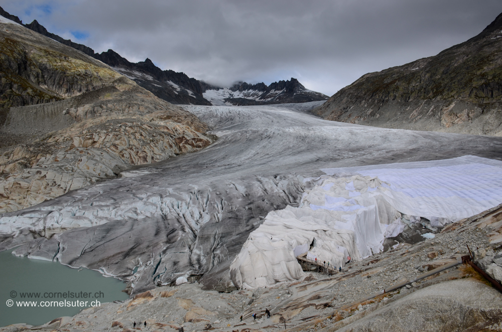Der Rhonegletscher im 2013