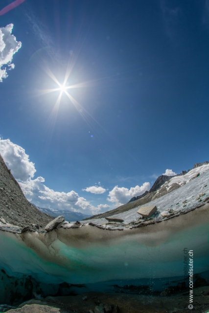 Angekommen auf dem Rhonegletscher.