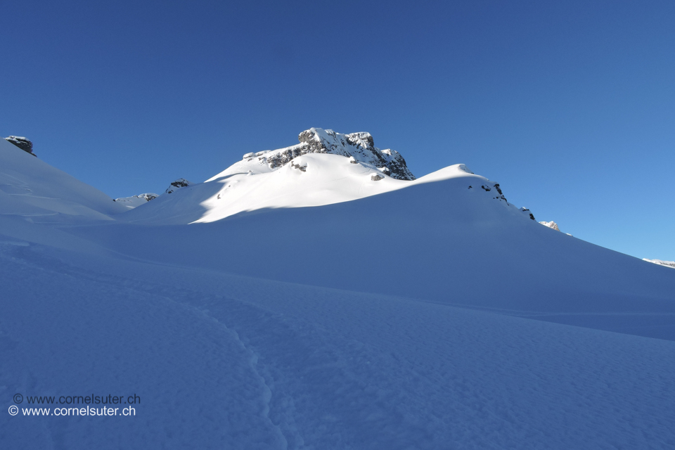Heute liessen wir das Rau Stöckli 2290m rechts liegen....