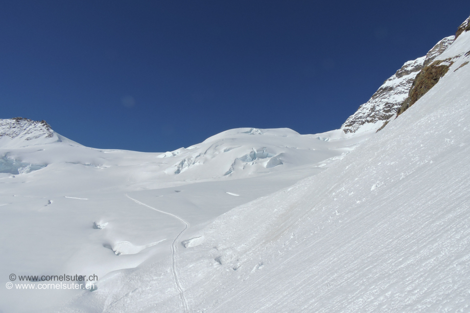 Aufstieg zum Louwitor 3659m.
