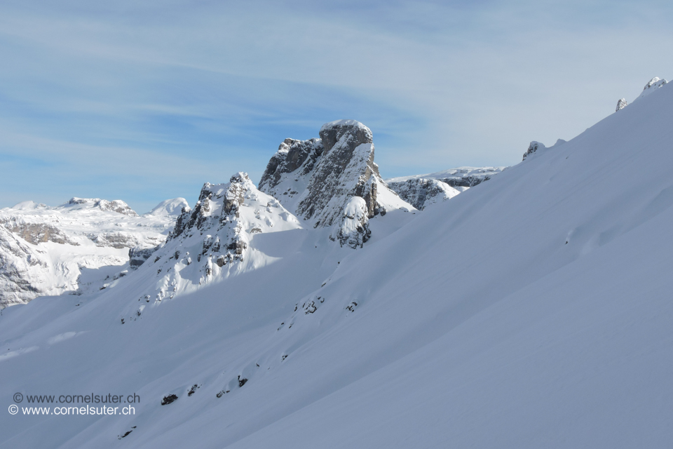 Das Rau Stöckli 2290m mal von einer anderen Seite.