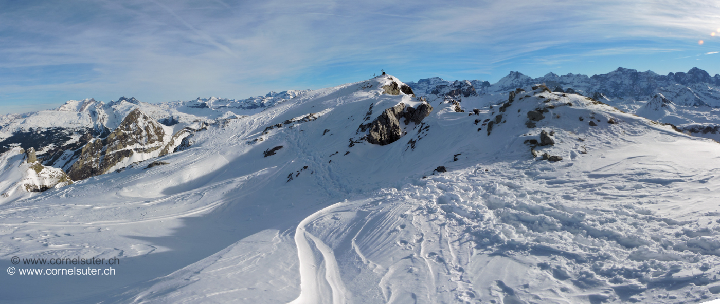 Ankunft auf dem Blüemberg 2405m.