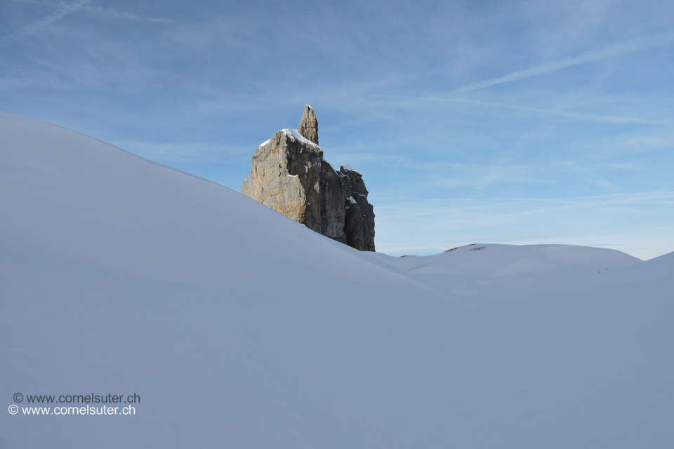 Der Turm vom Gross Achslenstock 2175m.