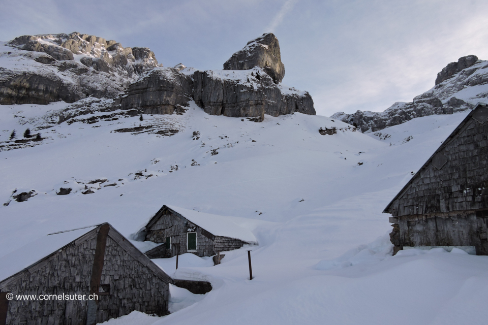 Wieder bei der Alp Vor den Löcheren 1676m.
