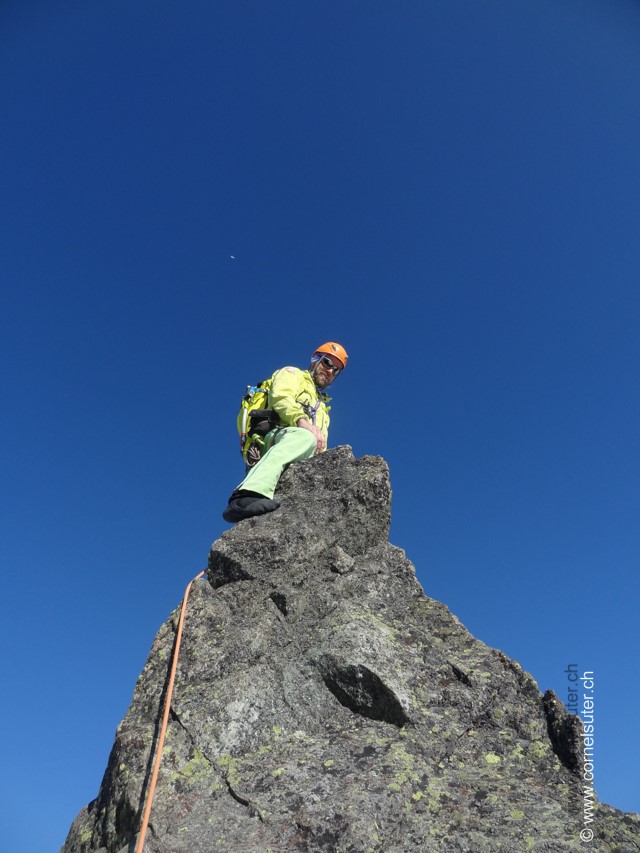ich kletterte noch auf den ersten Turm. (Bild von Jan)