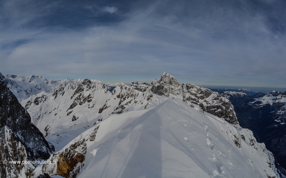 Sicht zum Titlis 3238m.