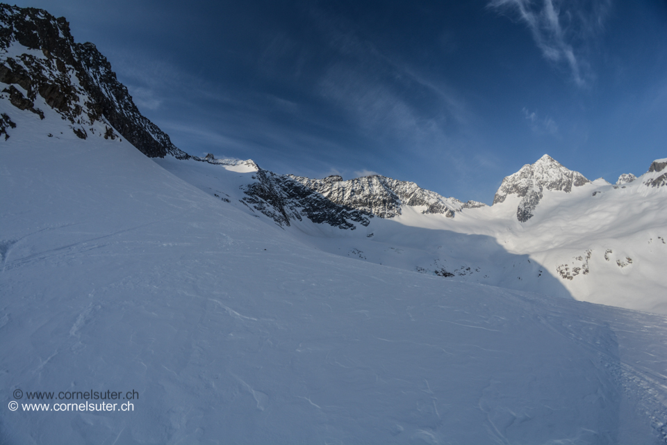 Rorspitzli 3220m und Fleckistock 3416m.