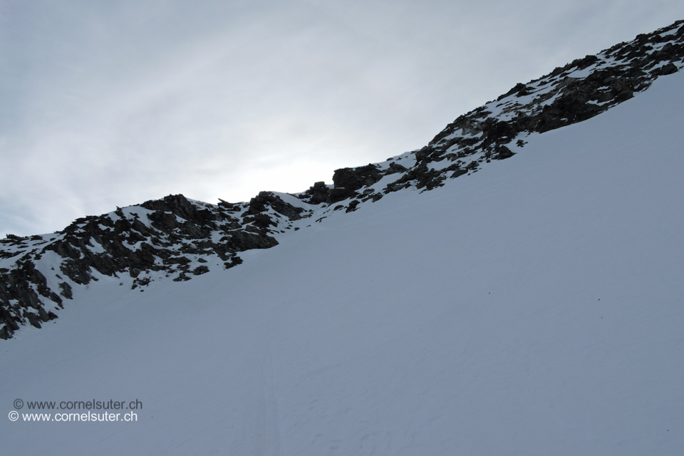 Letzte Querung und wir haben das Skidepot erreicht.