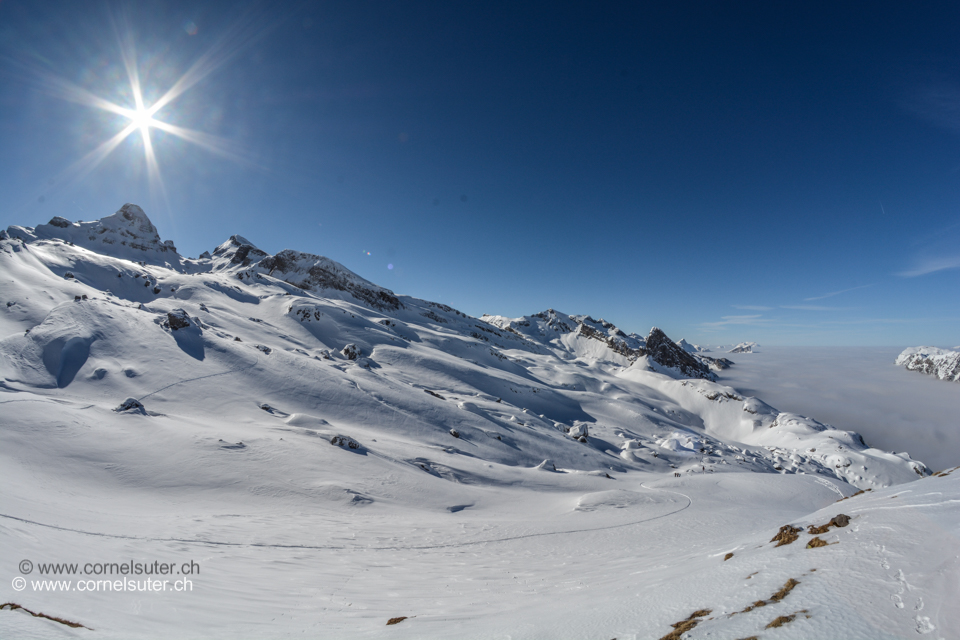 Sehr sonniges Wetter