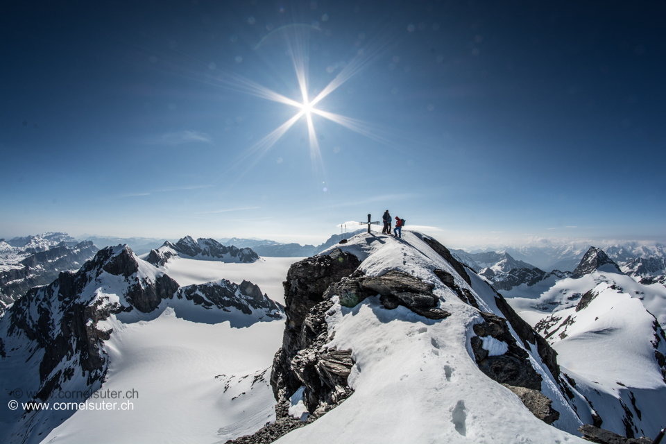 Aussicht 2, Chammliberg 3215m, Schärhorn 3294m, usw.