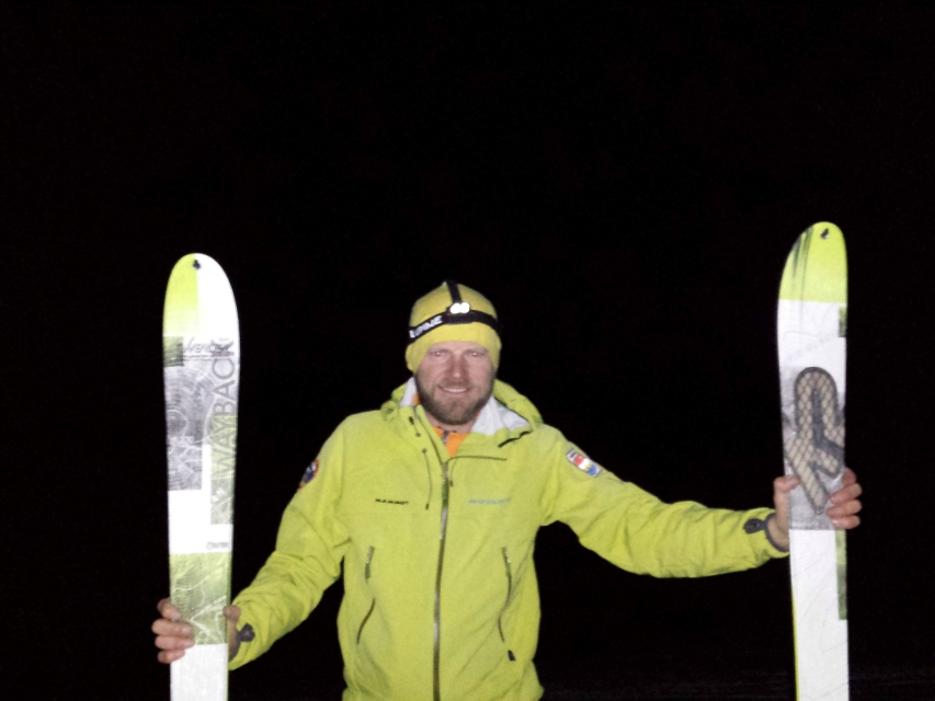 Skitour Training am 03.März 2015, Handgruobi 1067m - Brünnelistock 1594m. Mit David