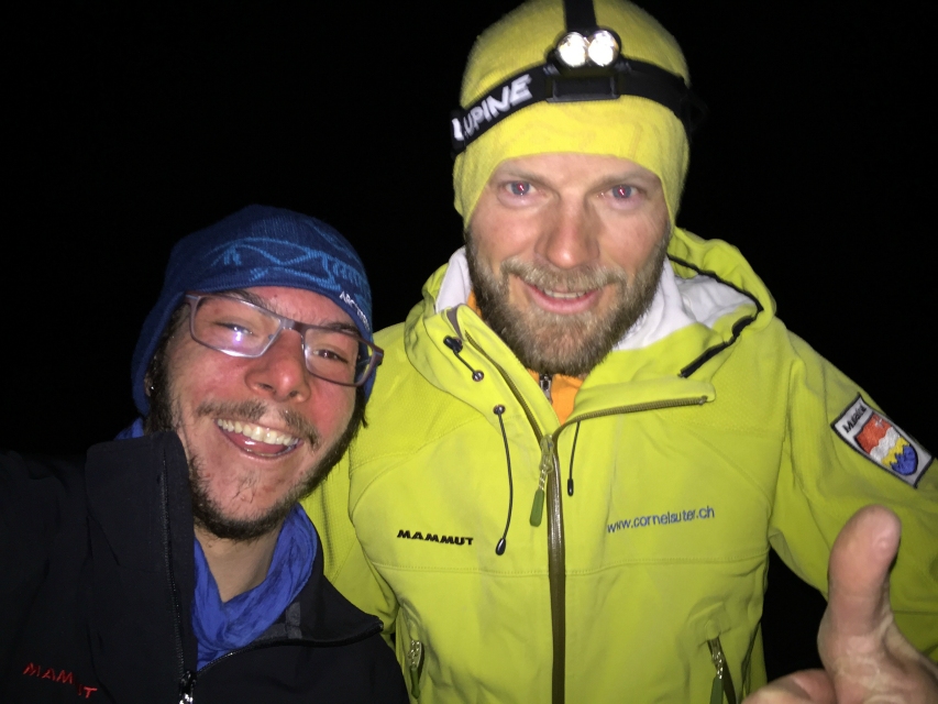 kitour Training am 03.März 2015, Handgruobi 1067m - Brünnelistock 1594m. Mit David  (Homepage) (Bild von David.