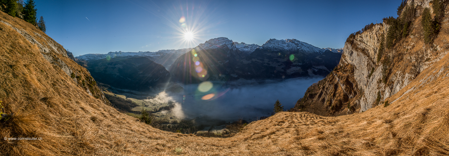 Aussicht auf dem Heuberigsboden
