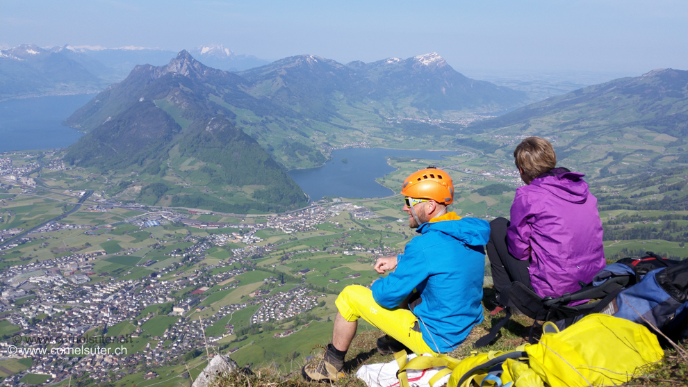 Pause auf der Mythenmatt