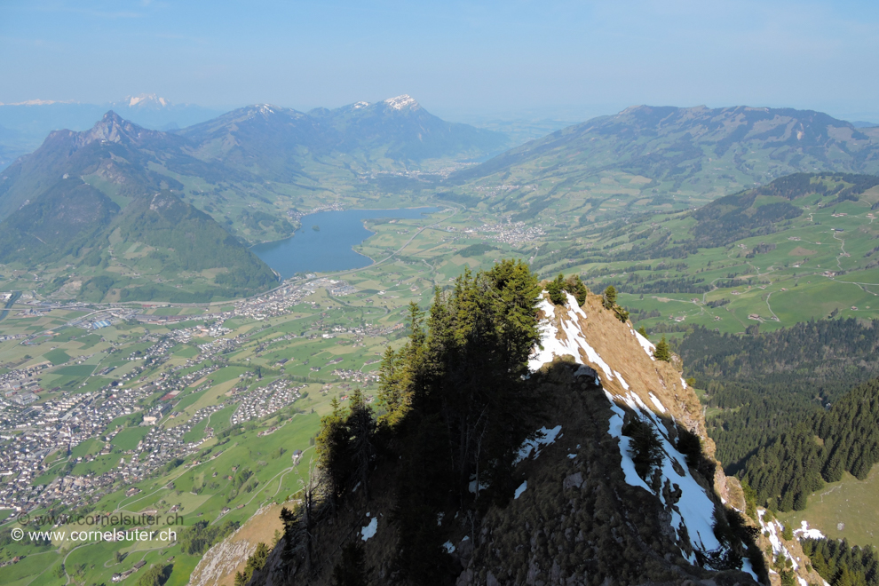 Am Aufstieg im Rotgrätli.