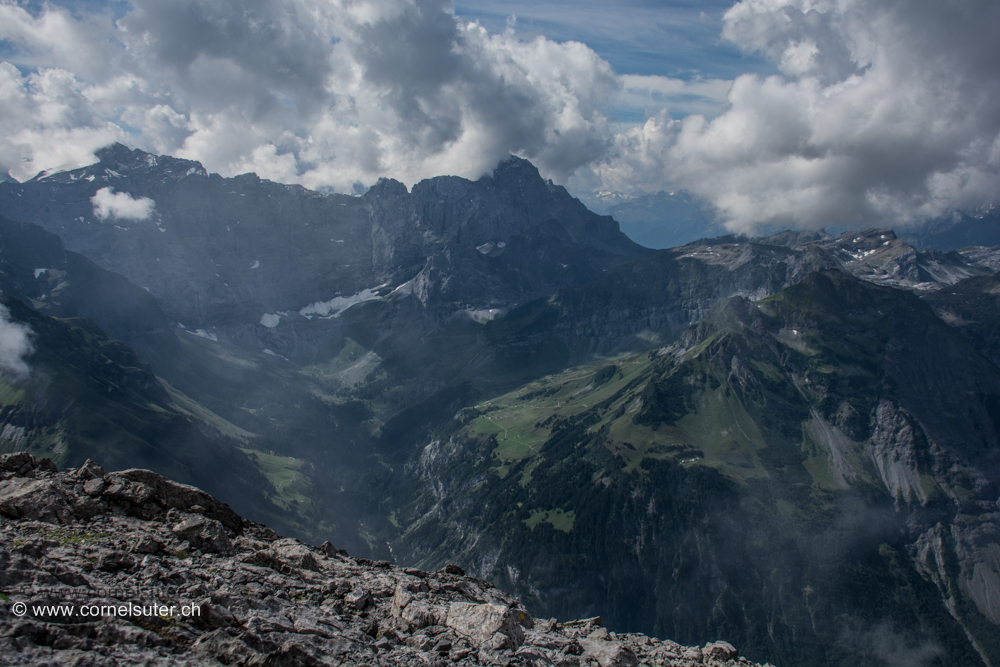 Sicht zur Gross Ruchennordwand