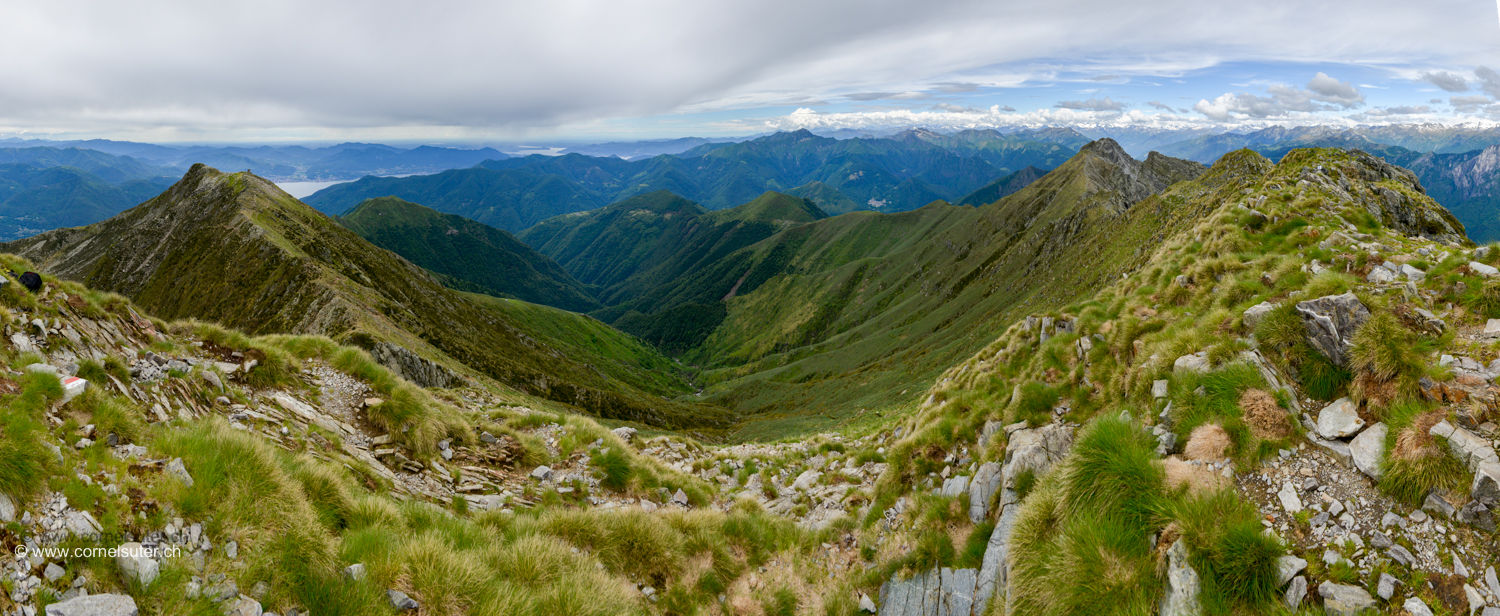 Sicht Richtung Süden.