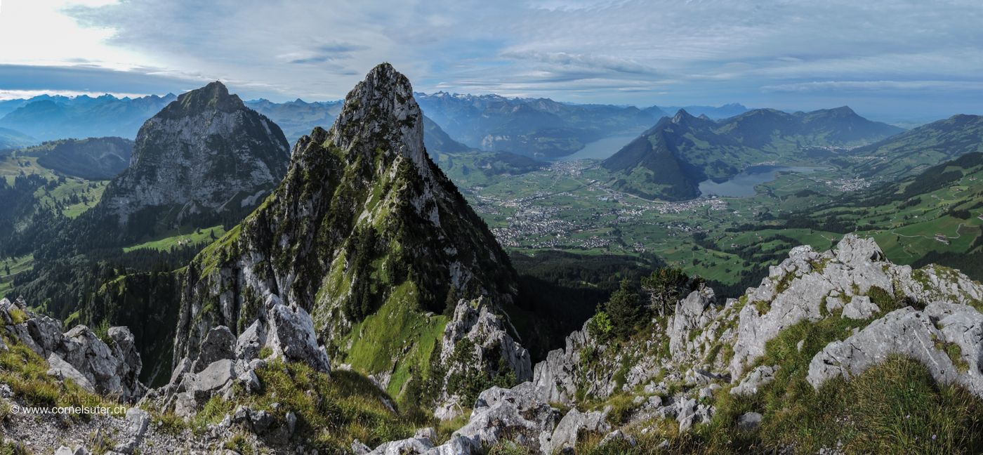 Aussicht auf dem Haggenspitz 1761m
