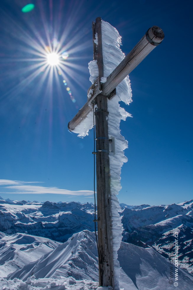 Gipfelkreuz Albristhore 2762m