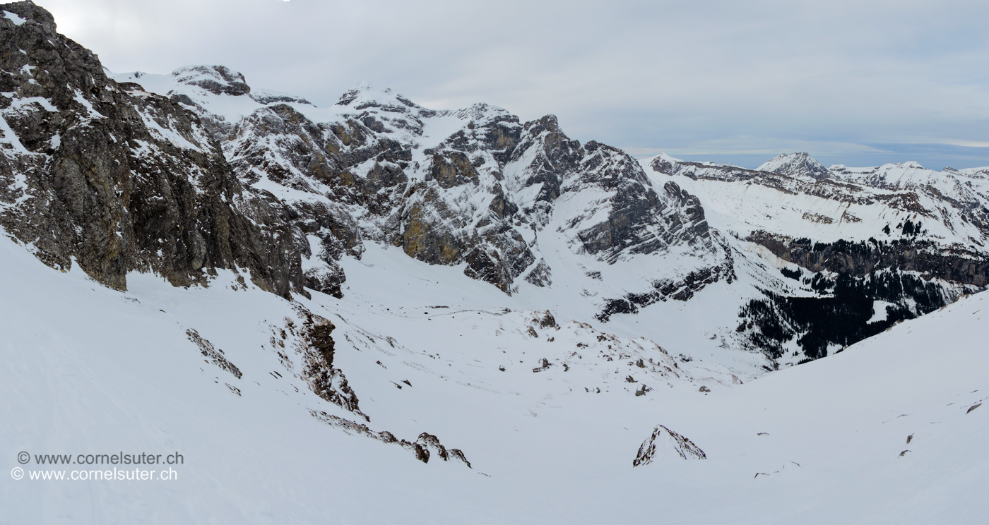 Unterhalb von der Gitschehörelihütte.
