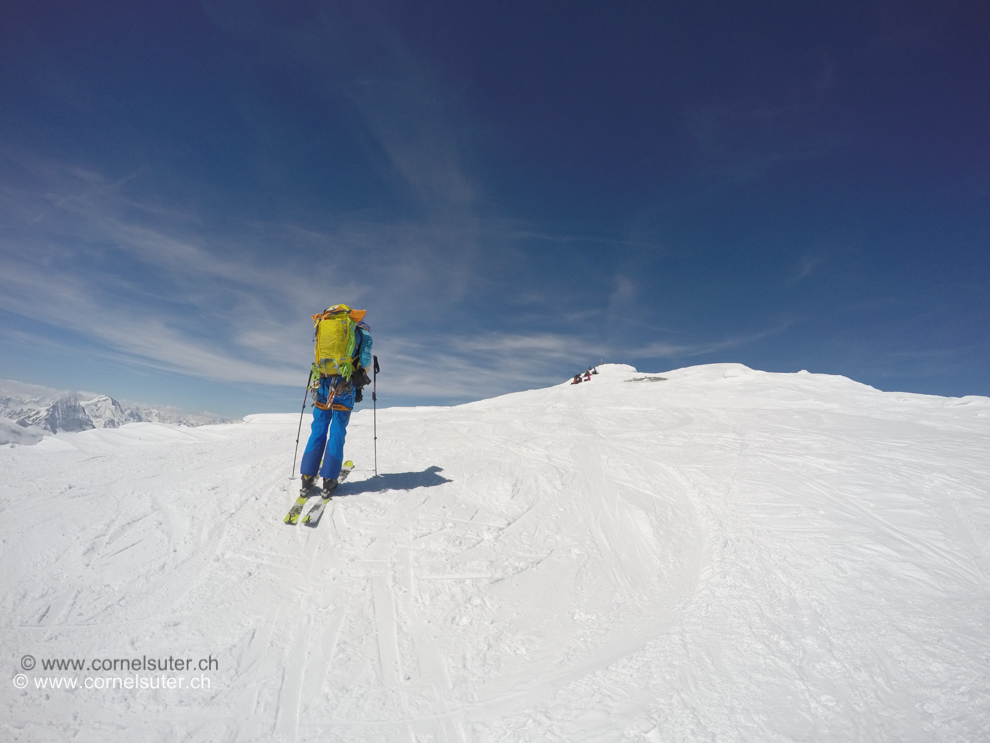 Ankunft auf dem Clariden 3267m (Bild von Philipp)
