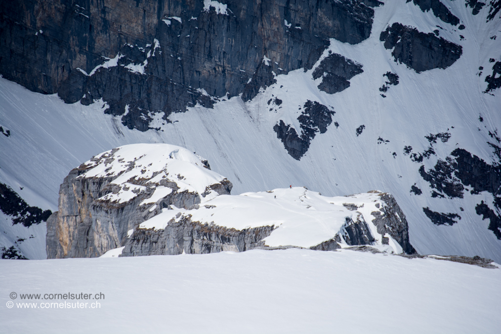 Mein nächtes Ziel das Rau Stöckli  2290m. Man könnte meinen, dass der Glatten mit dem Rau Stöckli verbunden ist und einfach so hinüber könnte.