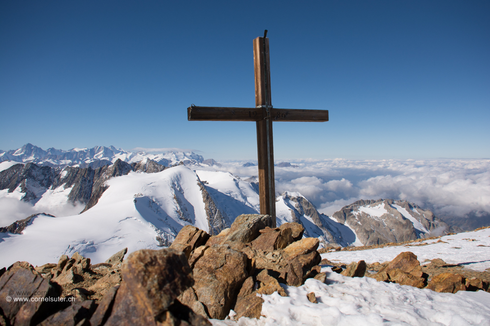 Herrliches Wetter auf dem Sustenhorn 3503m.