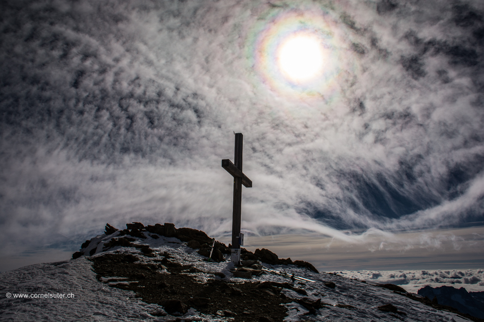 Ein Hallo Halo auf dem Sustenhorn...