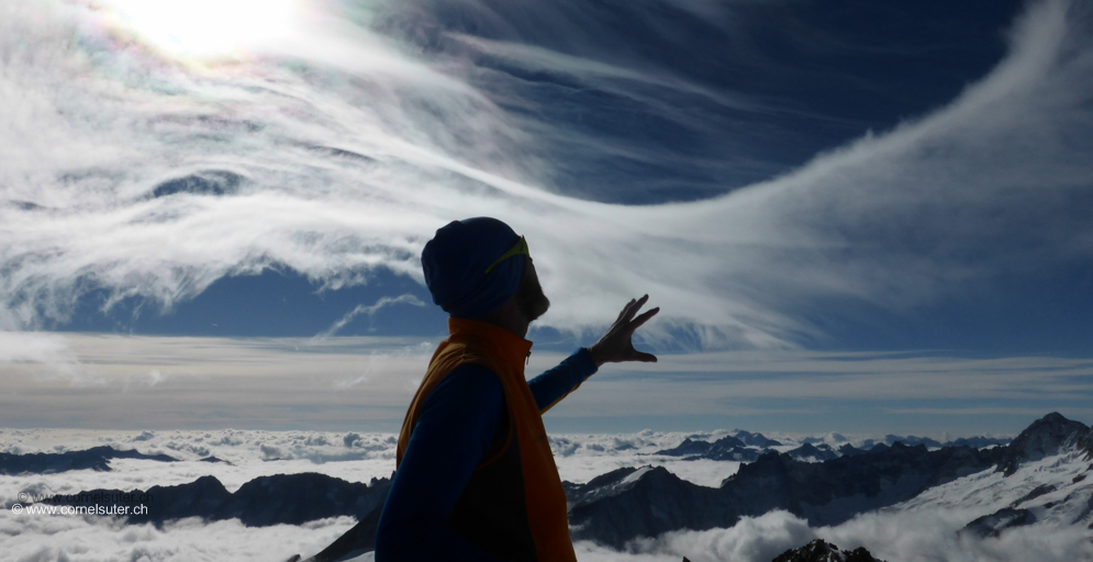 Walti meinte ich sei ein Wolken beschwörer.....