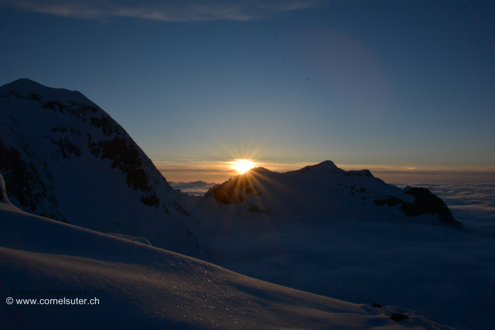 Abendstimmung Sicht Richtung Giglistock.