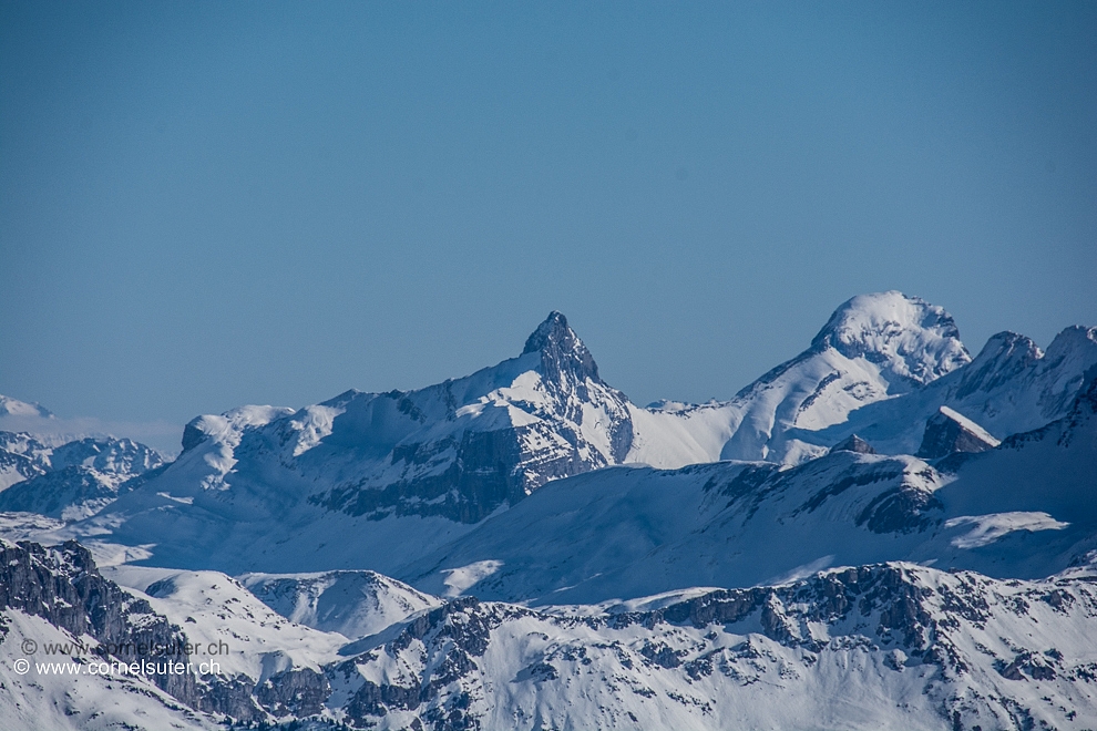 Sicht zu meinem Liebling der Höch Turm 2666m.