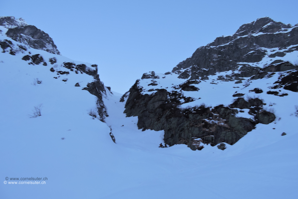 Aufstieg im Hohbergtal.