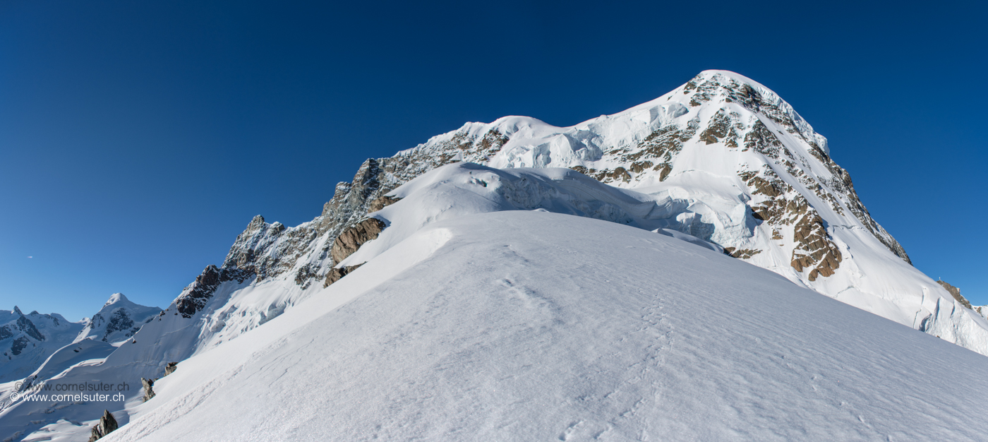 Triftjigrat und das Breithorn 4164m,.