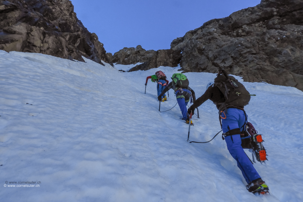 Im Couloir.