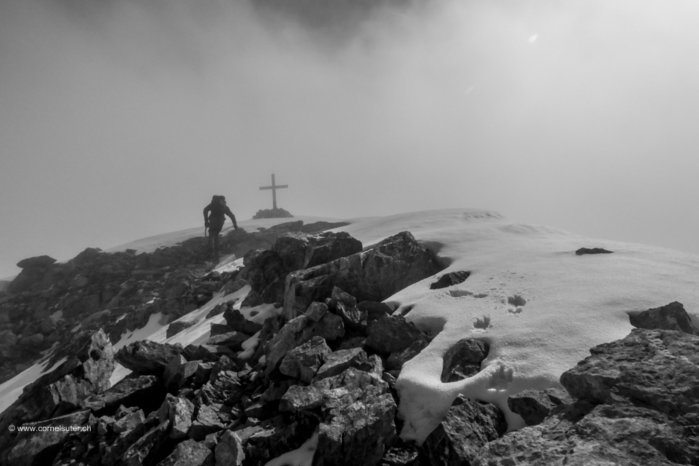 Ankunft auf dem Höch Turm 2666m, 10Uhr.
