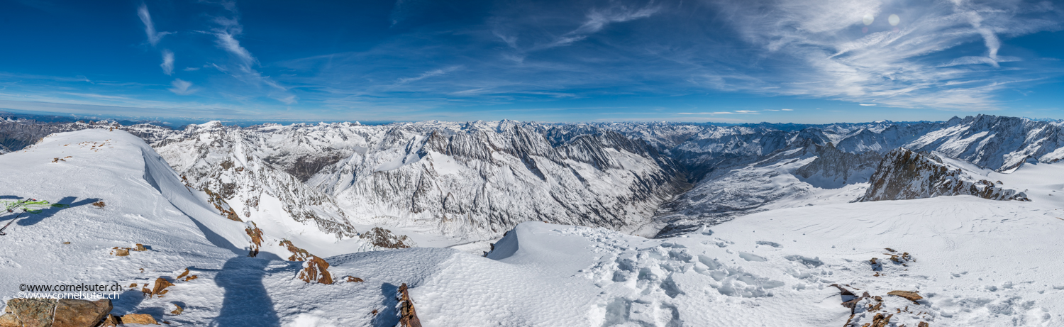 Pano Aussicht Richtung Voralptal usw....