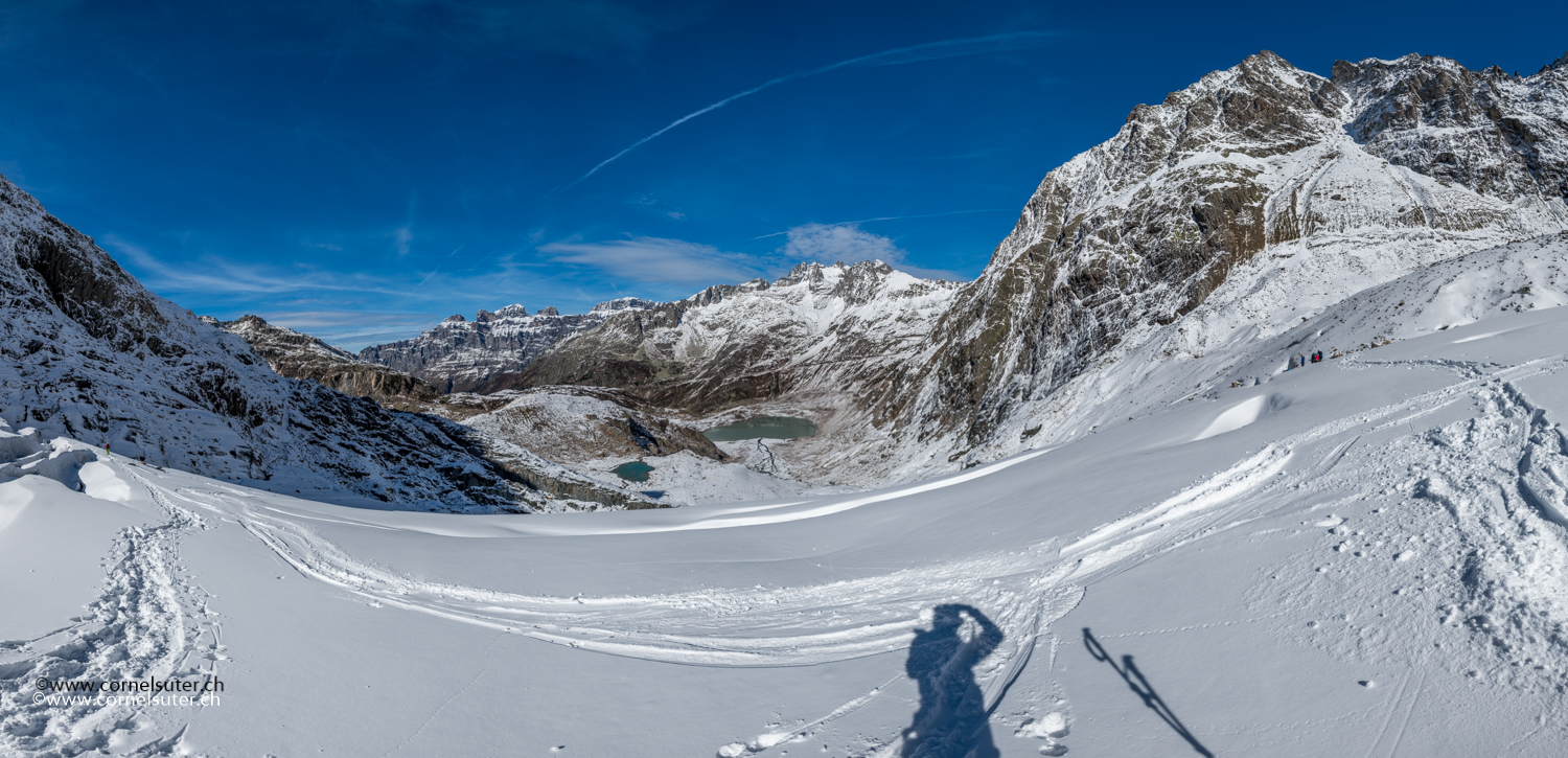 Immer wieder schön diese Aussicht auf dem Steigletscher mit Steisee.