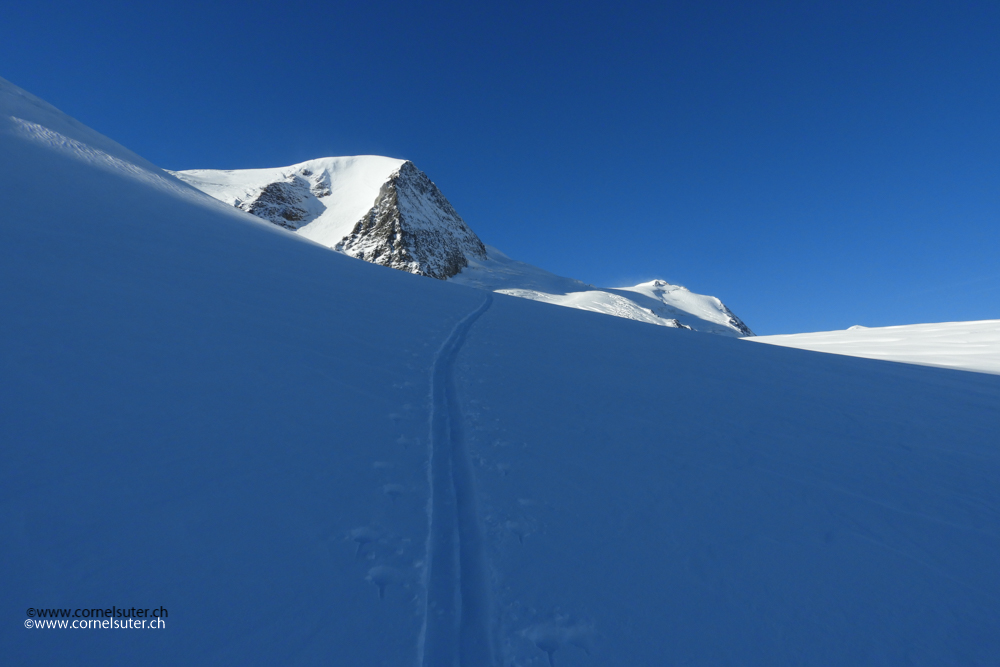 Immer wieder Imposant das auftauchen des Gwächtenhorn 3420m