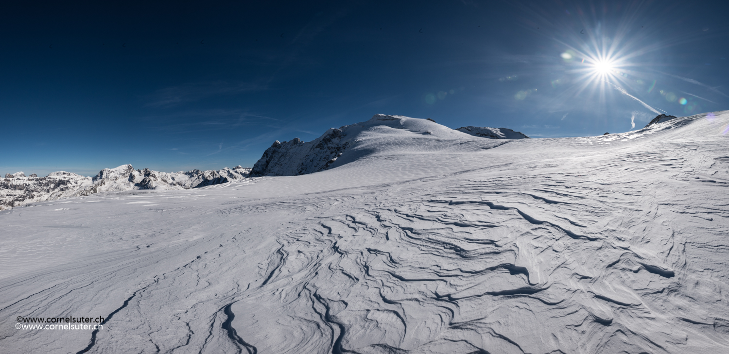 Bei der Verzw Gwächtenhorn mit Sicht zum Sustenhorn...
