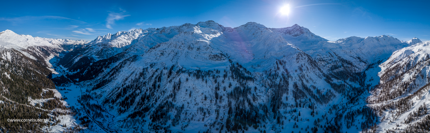 Zum Schluss noch ein übersichts Bild, das Val Bedretto.
