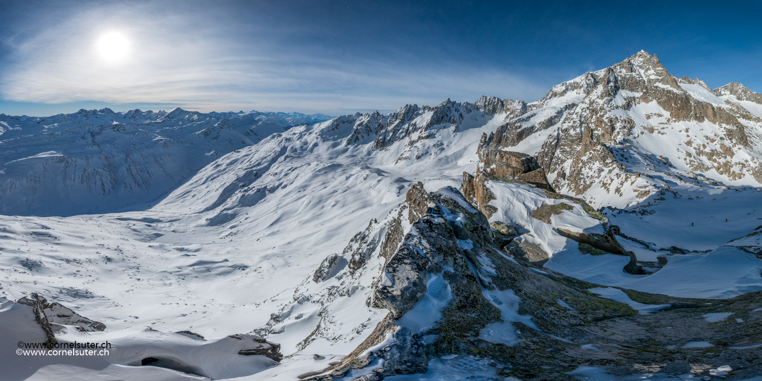 Herrliche Pano Aussicht.